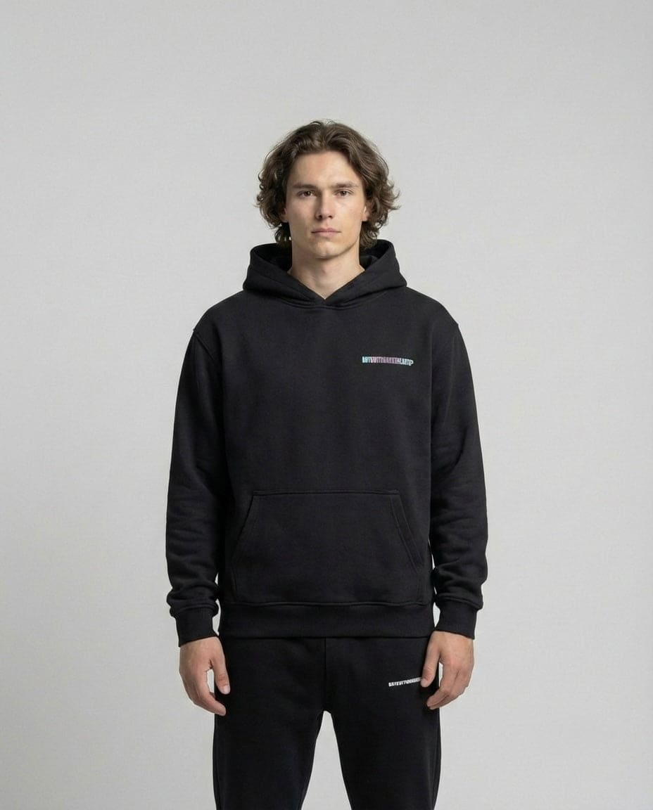 MEMORIES ON REPEAT HOODIE BLACK